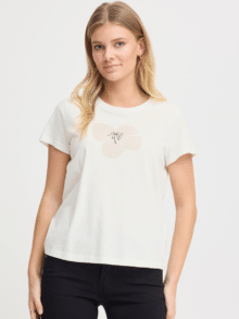 Fransa T-Shirt Frmayra 20615724 - Farve Blance mix 1