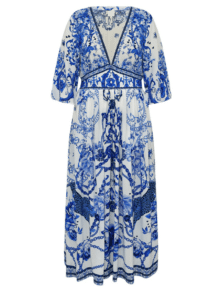 Gossia kjole AnneeGo g2338 - Farve Blue
