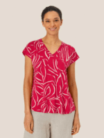 Masai T-Shirt Maefa - farve Persian Red