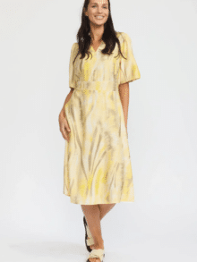 2 Biz Kjole Kampo.Hs25 - Farve Yellow