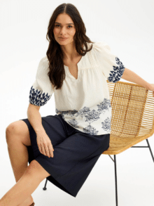In Front Kjole Lotus 16695 - Navy