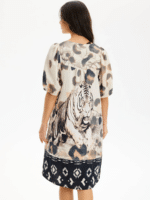 In Front Kjole Wilma 16640 - Farve Nature 1