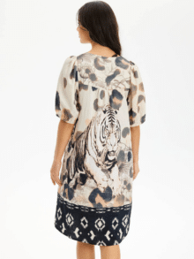 In Front Kjole Wilma 16640 - Farve Nature 1