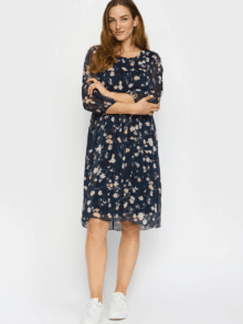 2 Biz kjole dieppe.ea25 - Navy Flower
