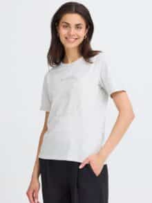 Fransa T-Shirt Frjasmine - Limestone