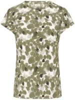 Fransa T-Shirt Frseen - Dusty Olive Art