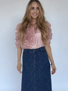 Gossia Bluse AnnesofiGo g1805 - Dusty Rose 1