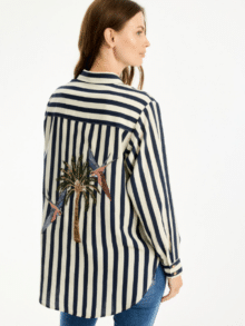 In Front skjorte Fox Shirt 16743 - Blue 1