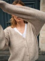 Mos Mosh Thora Cardigan - Beige3