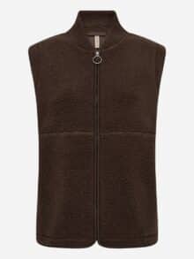 Soya Waistcoat Onyx - Brun