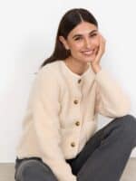 Soyaconcept Cardigan Onyx - Creme3