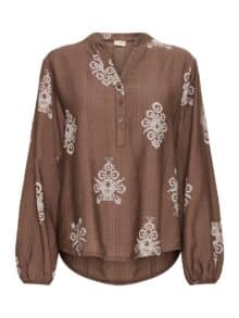 Fransa Bluse Frdebora - Chokolade