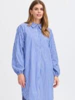 Fransa FRFINA Kjole - Blue Stripe2