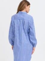 Fransa FRFINA Kjole - Blue Stripe3