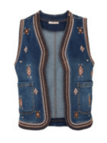 Lecoco gina Vest 34826 - Farve Denim