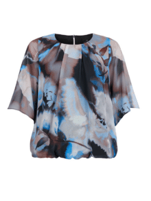 Molly Jo Bluse 7413 - Farve Blå