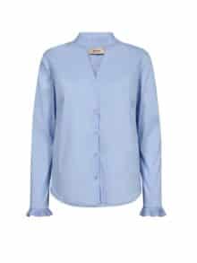 Mos Mosh skjorte Hassie pleat - Blå