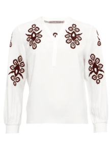 Costa Mani Clooney Bluse 2508116 Wine Embo