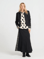 Costa Mani Dot Bluse 2508121 Black Dot 1