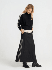 Costa Mani Madonna Nederdel 2508806 - Farve black strip