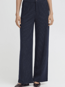 Fransa Bukser Frblenda 20617205 – Night Sky Stripe, moderne og komfortable damebukser. 1