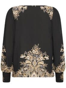 Fransa FRadara Bluse - Black Paisley1