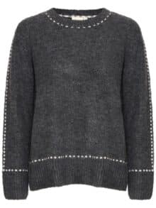 Fransa Frelisa Strik - Mørkegrå