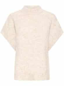 Fransa Frsanny Stik Vest - Oatmeal