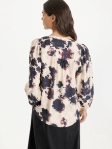 In Front Bonny Bluse 16838- Farve burgundy 1