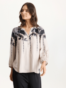 In Front Sirene Bluse 16840 - Farve Ash plum