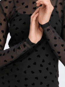 Køb Fransa Mess Bluse Frdeta 20610740 i farven Heart Mesh1