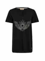 Mos Mosh Gethi glam T-Shirt - Sort