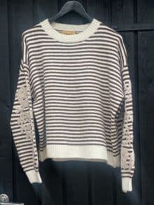Boho Love Strik - Brown Stripe
