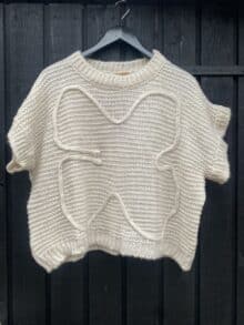 Boho Love Strik Vest - Beige