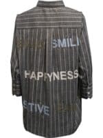 Costa Mani Shirt Letter - Black1
