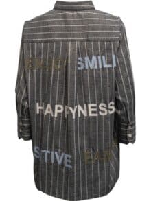 Costa Mani Shirt Letter - Black1