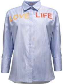 Costa Mani Shirt Letter - Blue