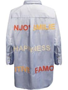 Costa Mani Shirt Letter - Blue1