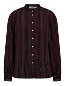 Co´Couture Lace Shirt - Brown