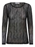 Co´Couture O-Neck Bluse - Sort
