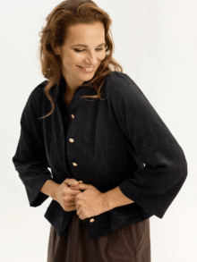 In front jakke ivy 16902 - Farve sort