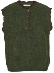 Lecoco Betricia Vest Strik - Grøn