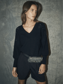 Nü Denmark Blake Strik 8610-42 – Black 1