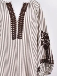 Qnuz Bluse 9194 Boheme - Marrons