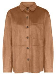 Cero Skjorte Suede - Camel