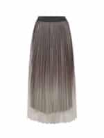 Co´Couture Glitter Plisse Nederdel - Brun