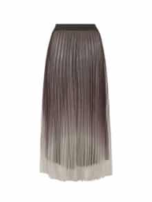 Co´Couture Glitter Plisse Nederdel - Brun1