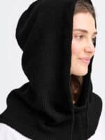 Fransa Frhayes hood - Sort2