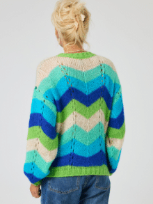 Lene Beier Strik LB6000 – Vind i Håret – Blue 1