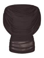 Neo Noir Cottuna Mesh Bluse - Brun